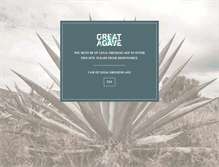 Tablet Screenshot of greatagave.com